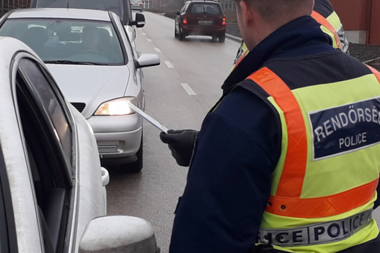 Fokozott ellenőrzést tart a rendőrség egy héten át az ország útjain