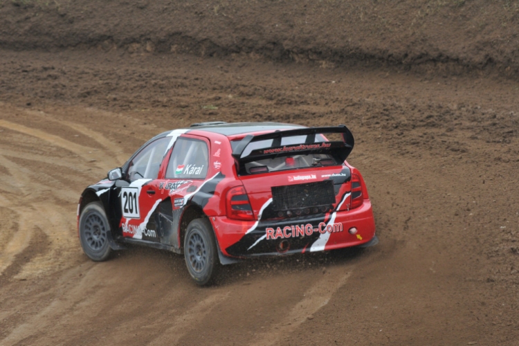 Magabiztos rajt-cél győzelemmel kezdte az 2014- es Autocross Európa Bajnokságot Kárai Tomi Németországban.