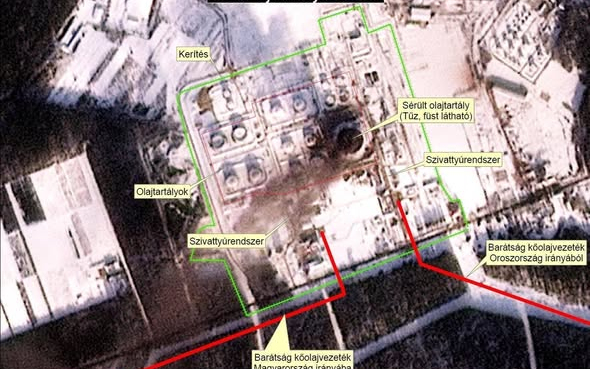 Barátság kőolajvezeték - Az ukrán elnök reagált az Orbán Viktor által bemutatott műholdfelvételekre
